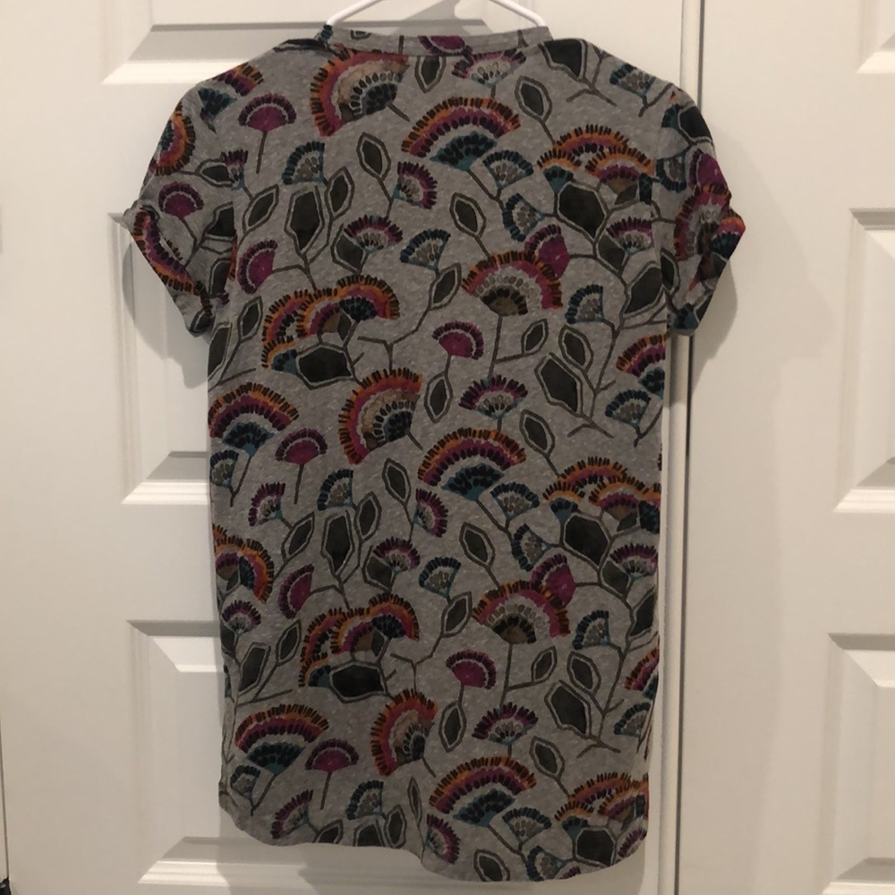 NWOT t. la from Anthropologie Floral Short Sleeve Size Small - Picture 6 of 10